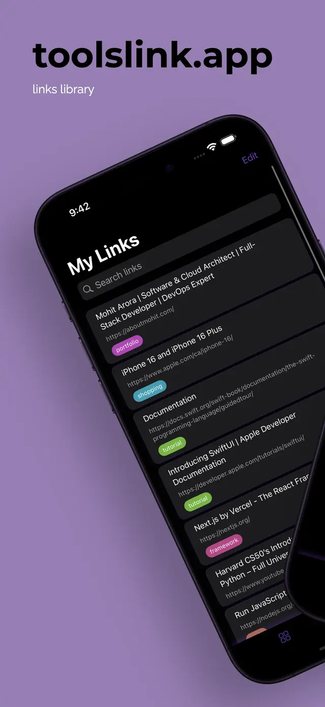 Instant Search - toolslink feature showcase